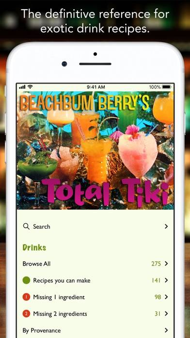 Beachbum Berry’s Total Tiki Schermata dell'app #1
