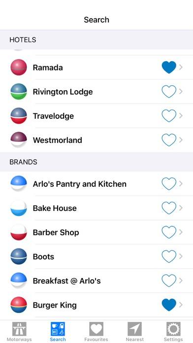 Motorway Services GB App-Screenshot #4
