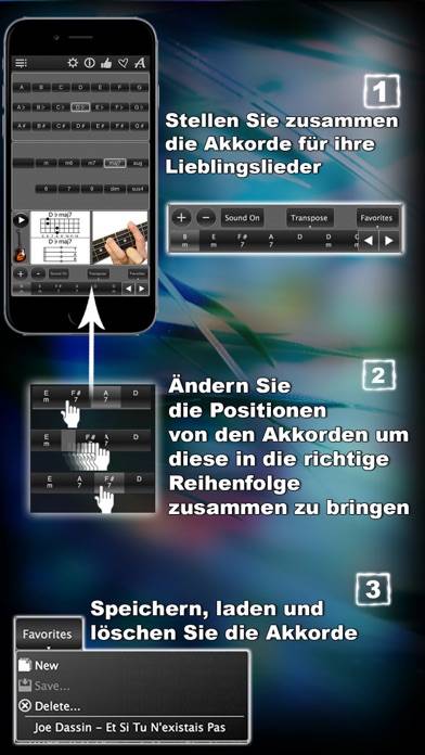 120 E-Bass-Akkorde LR App-Screenshot