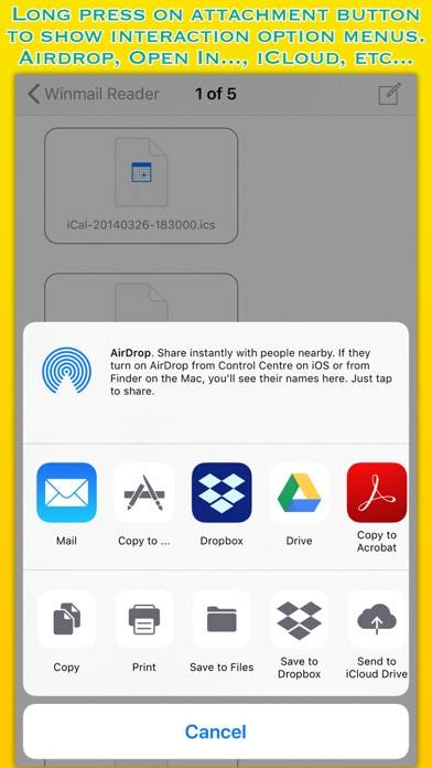 Winmail Reader App screenshot #3