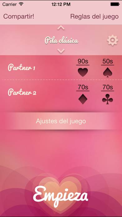 Couple foreplay sex card game Captura de pantalla de la aplicación #1