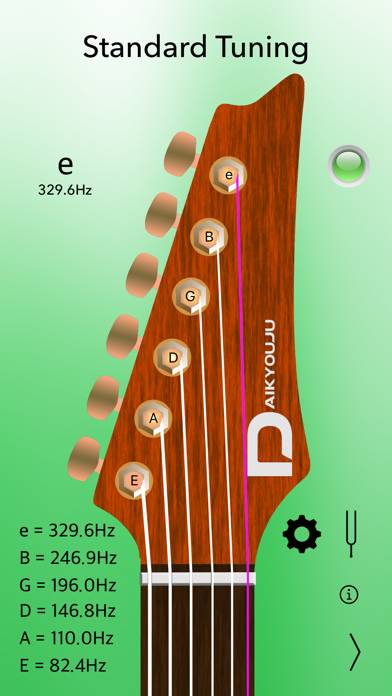 Electric Guitar Tuner Pro App screenshot #1