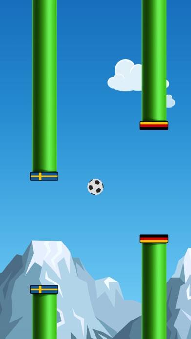 Flappy Euro Ball 2024 captura de pantalla