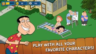 Family Guy The Quest for Stuff captura de pantalla del juego