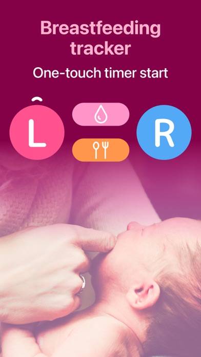 Breastfeeding Newborn tracker Captura de pantalla de la aplicación #1
