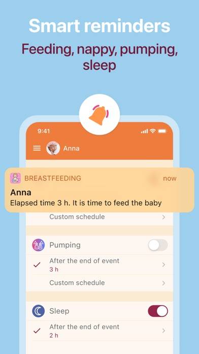 Breastfeeding Newborn tracker Captura de pantalla de la aplicación #5