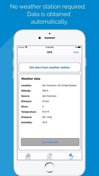 Air Density & RAD meter PRO Schermata dell'app #2