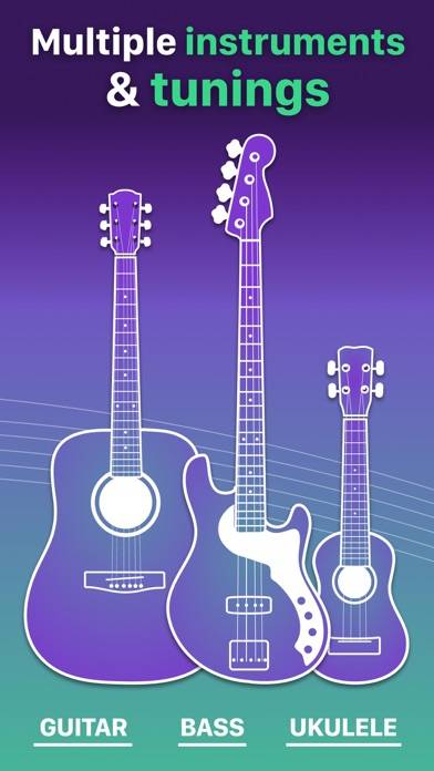 Guitar Tuner Easy tune chords App skärmdump #3
