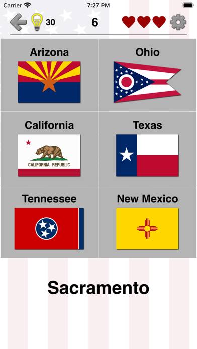 50 US States Скриншот приложения #2