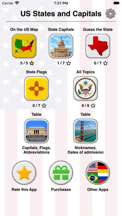 50 US States App screenshot #3