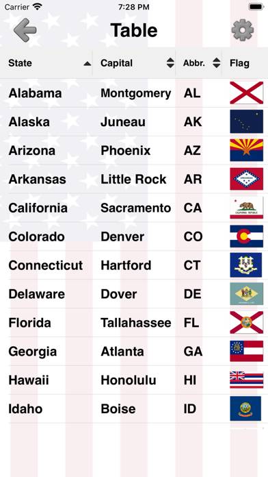 50 US States Скриншот приложения #6