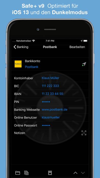 Safe plus Password Manager Schermata dell'app #1