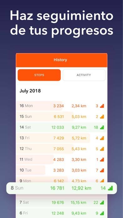 Stepz App screenshot #3