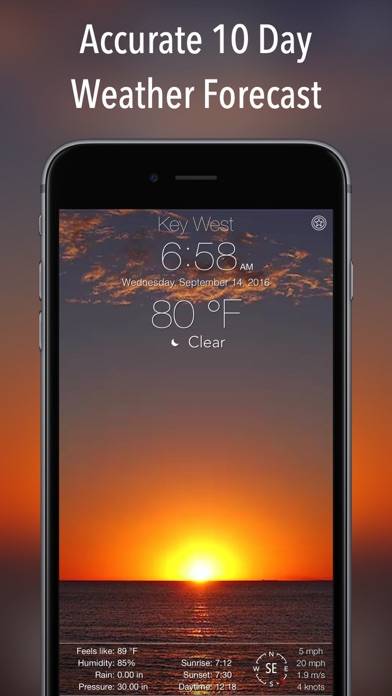 10 Day NOAA Weather plus App screenshot #1