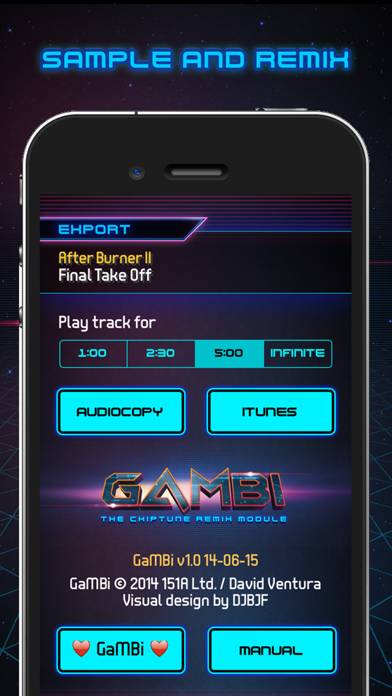 GaMBi: Chiptune Player Capture d'écran de l'application