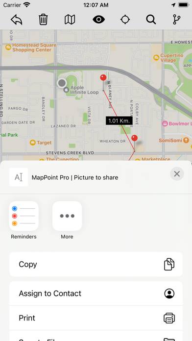 MapPoint Pro Capture d'écran de l'application #4