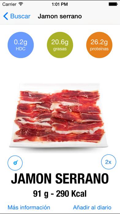 FoodMeter Captura de pantalla de la aplicación #2