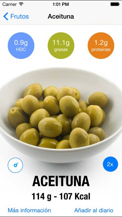 FoodMeter Captura de pantalla de la aplicación #4