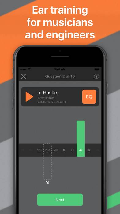 HearEQ: Ear training for EQ Captura de pantalla de la aplicación #1
