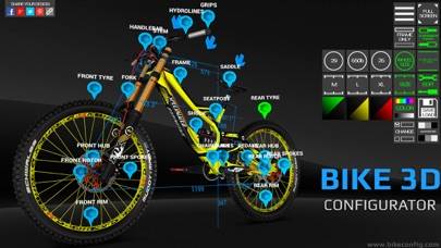 Bike 3D Configurator skärmdump