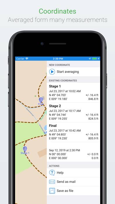 GPS Averaging App screenshot #3