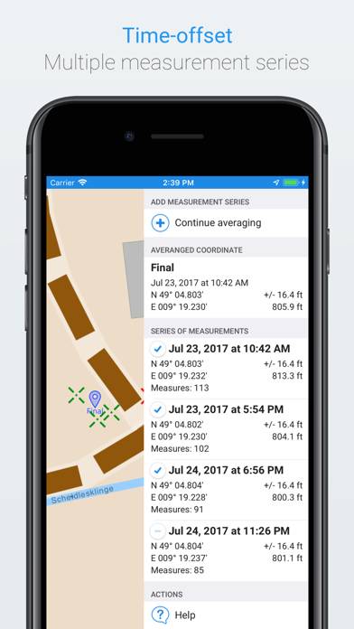 GPS Averaging App-Screenshot #4