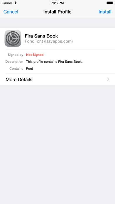 FondFont: Install System Fonts Schermata dell'app #3
