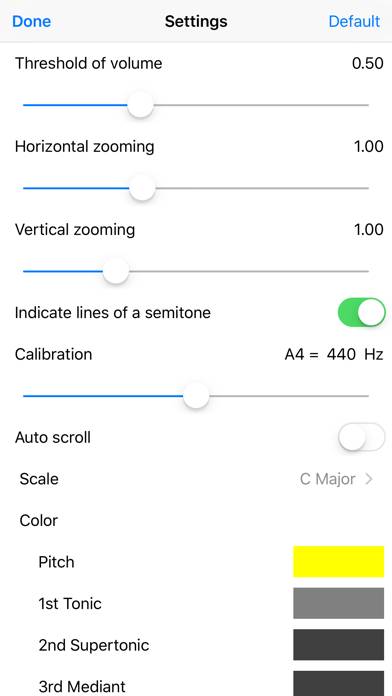 Vocal Pitch Monitor Captura de pantalla de la aplicación #2