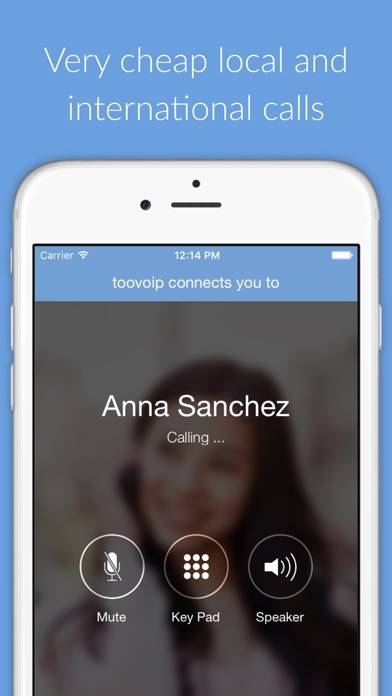 Toovoip App screenshot #1