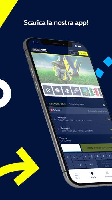 William Hill Scommesse online Schermata dell'app #3