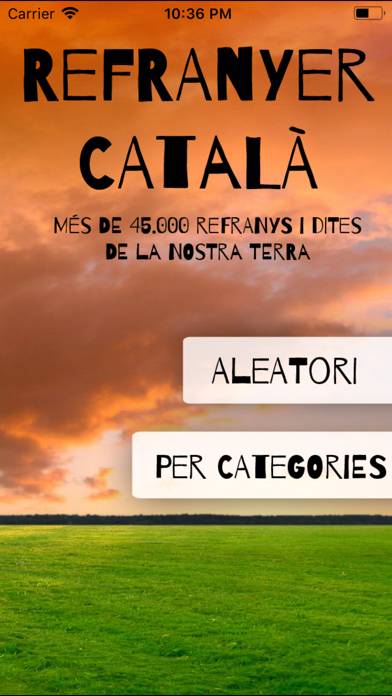 Refranyer Català App-Screenshot #1