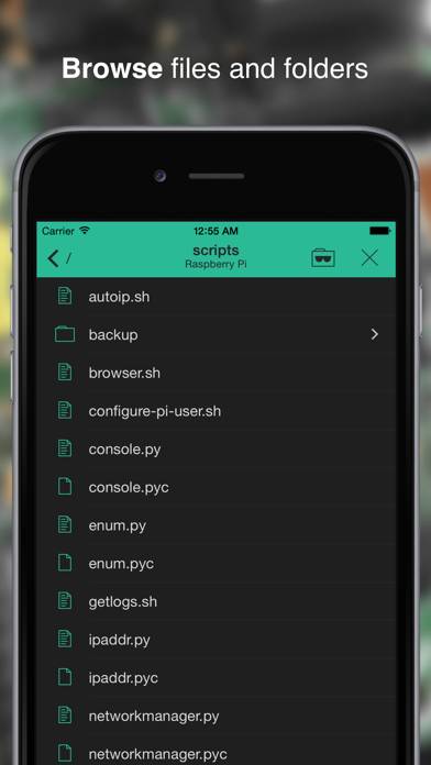 SimpleSSH Schermata dell'app