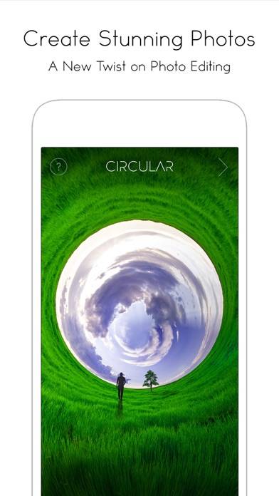 Circular Tiny Planet Editor Captura de pantalla de la aplicación #1