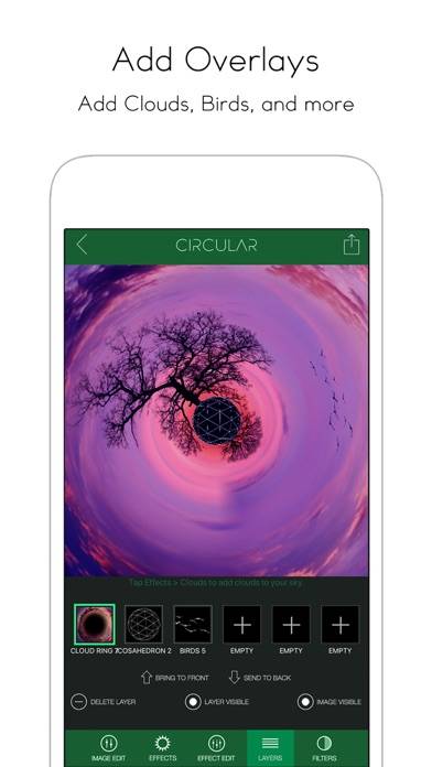 Circular Tiny Planet Editor Captura de pantalla de la aplicación #3