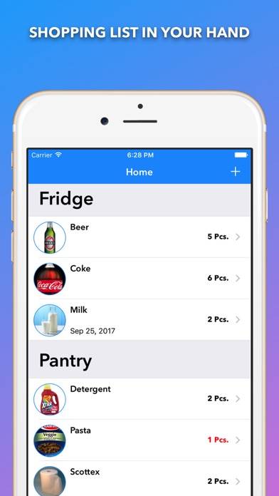 iPantry Pro - Shopping List