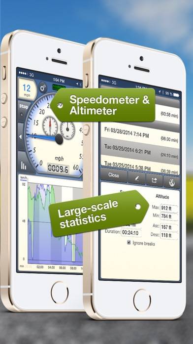 GPSSpeed Scooter: The GPS tool App-Screenshot #1