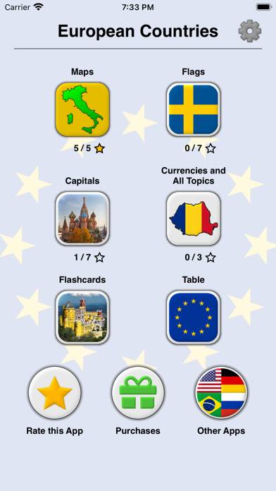 European Countries Captura de pantalla de la aplicación #3