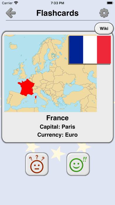 European Countries App skärmdump #4