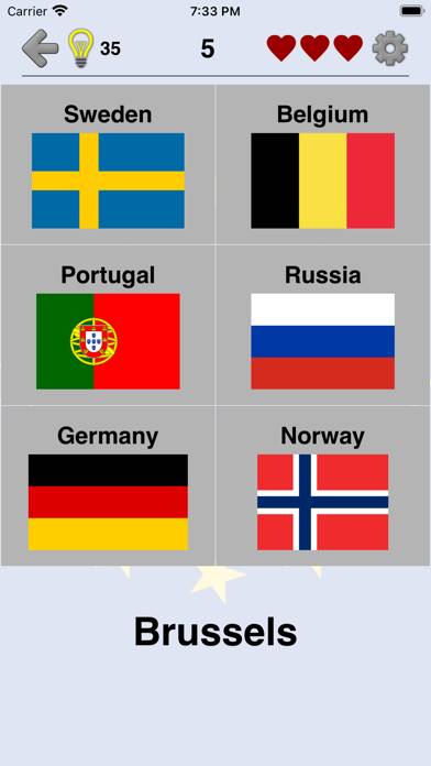 European Countries Captura de pantalla de la aplicación #5