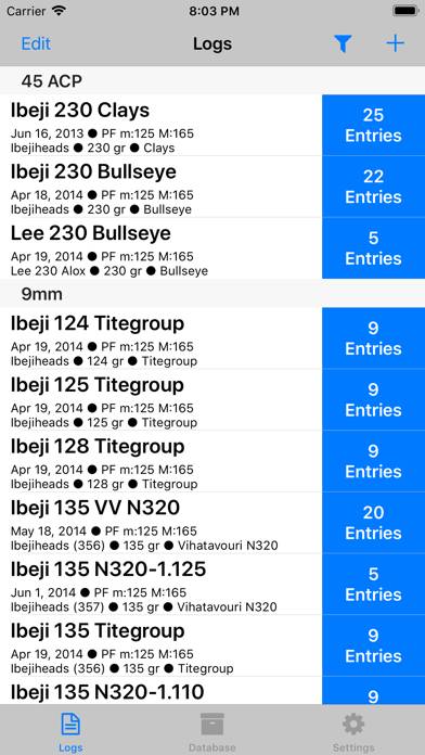 Chronograph Log Capture d'écran de l'application #1