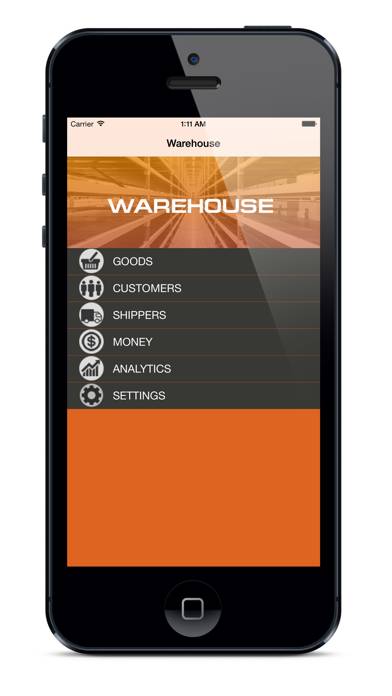 Warehouse accounting App screenshot #1