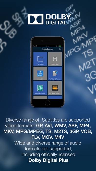MCPlayer Pro wireless UPnP video player for iPhone, stream movies on HD TV Captura de pantalla de la aplicación #4