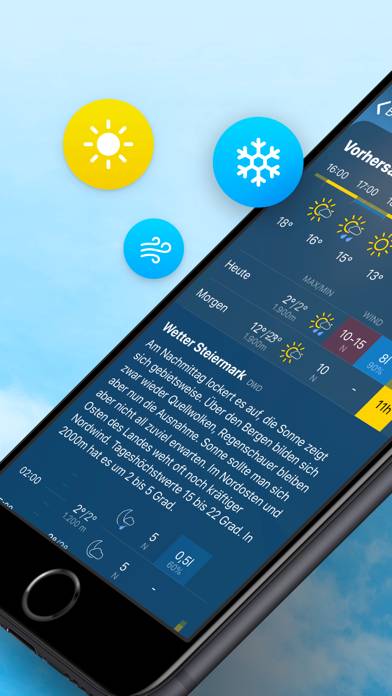 Bergfex: weather & rain radar App skärmdump #2