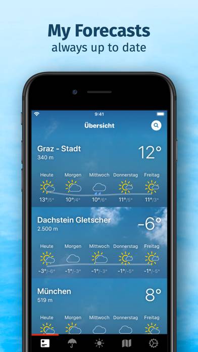Bergfex: weather & rain radar Captura de pantalla de la aplicación #4
