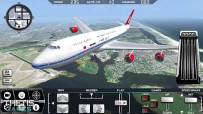 Flight Simulator FlyWings 2014 HD Uygulama ekran görüntüsü #1
