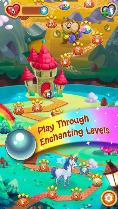 Peggle Blast schermata del gioco