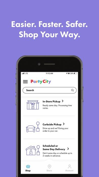 Party City App screenshot #2