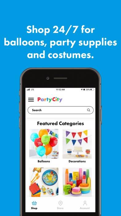 Party City App screenshot #3