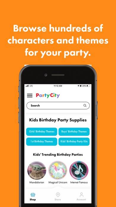 Party City App screenshot #4