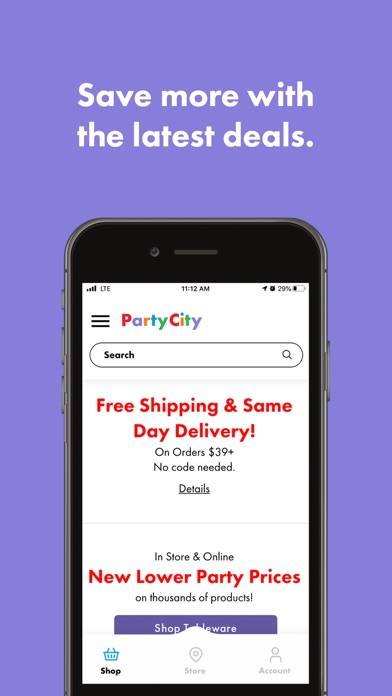 Party City App screenshot #5